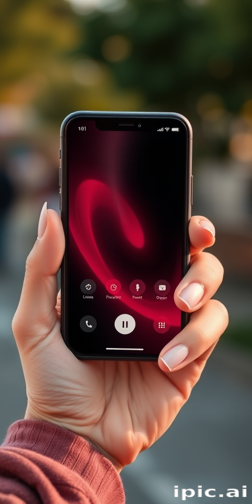 hold phone png