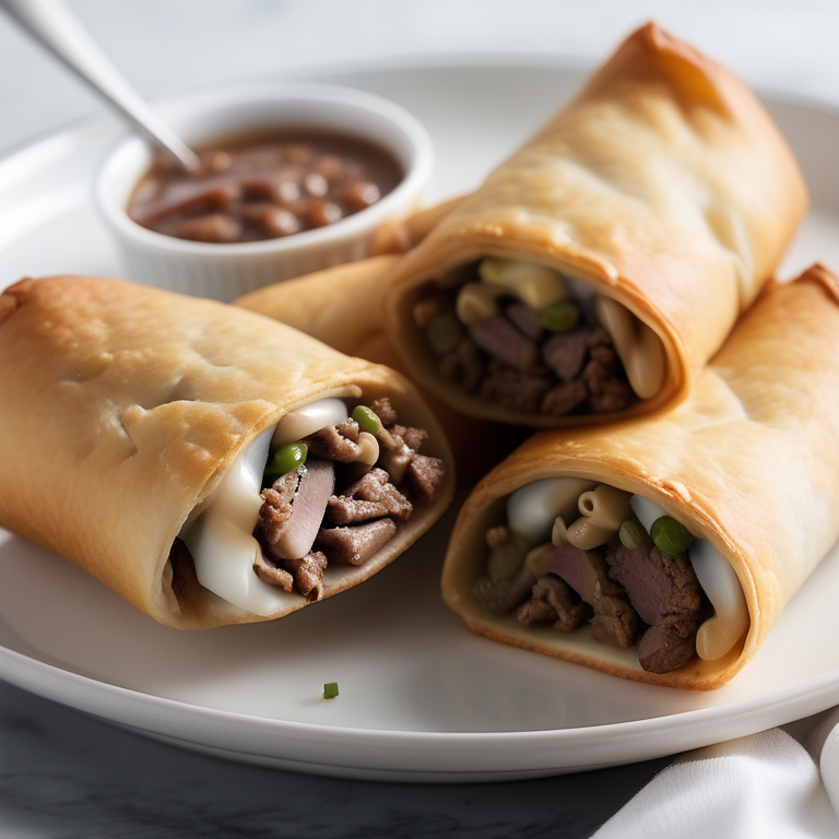 philly cheesesteak egg roll recipe