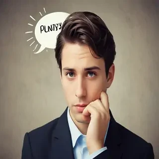 thinking person