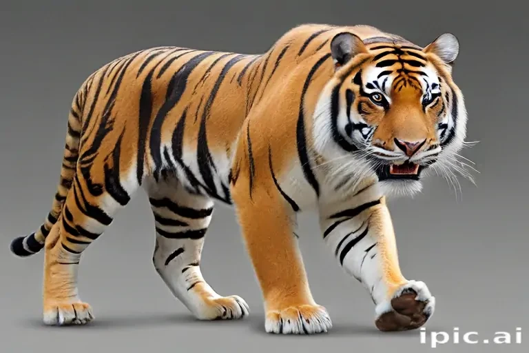 transparent tiger