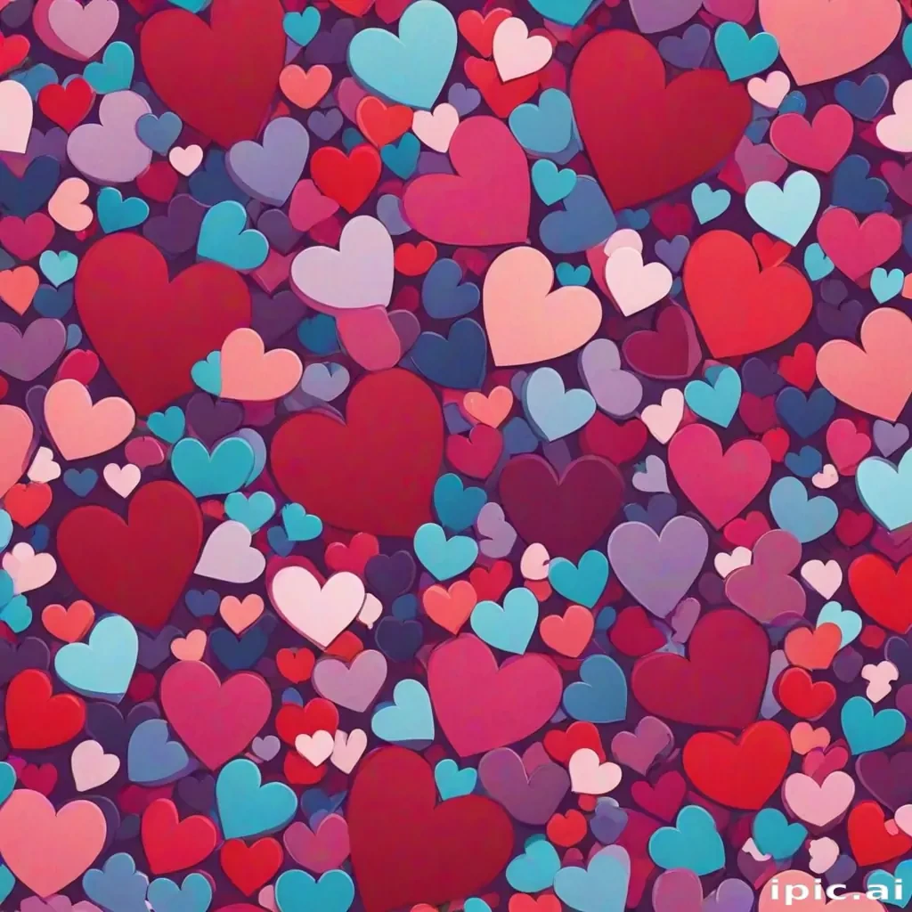 hearts background wallpaper