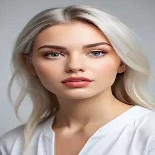 white bg
