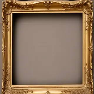 fancy gold frame