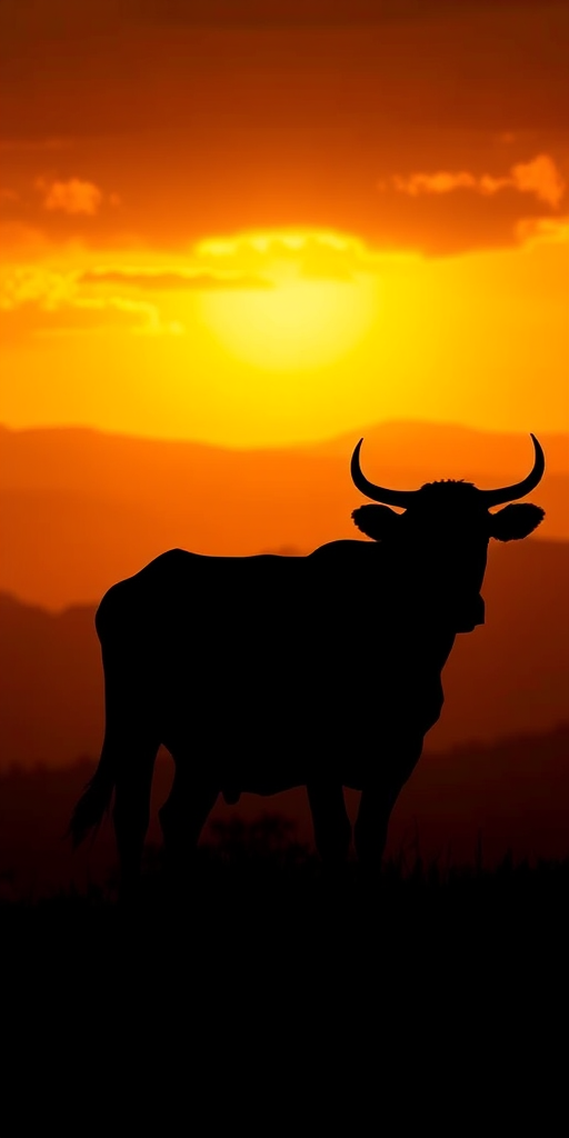 cow silhouette