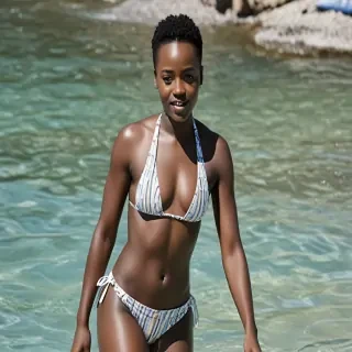 Lupita Nyong'o in bikini