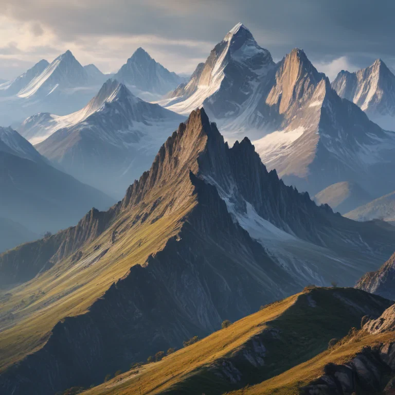 transparent mountains