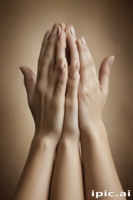 hands reaching