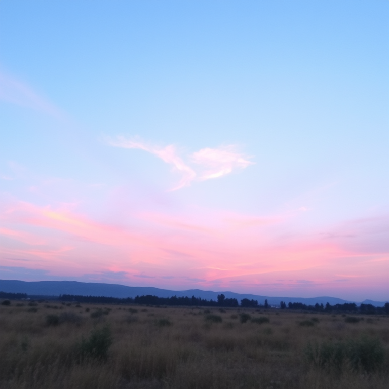 capture a serene landscape at dawn with soft pastel colors in the sky, using a DSLR camera with a 35mm lens, aperture set to f/8 for depth of field, ISO 100 for minimal noise, shot in landscape orientation at a low angle to emphasize foreground details and create a tranquil atmosphere