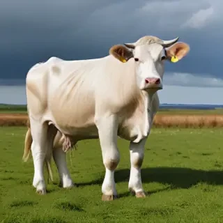 transparent cow