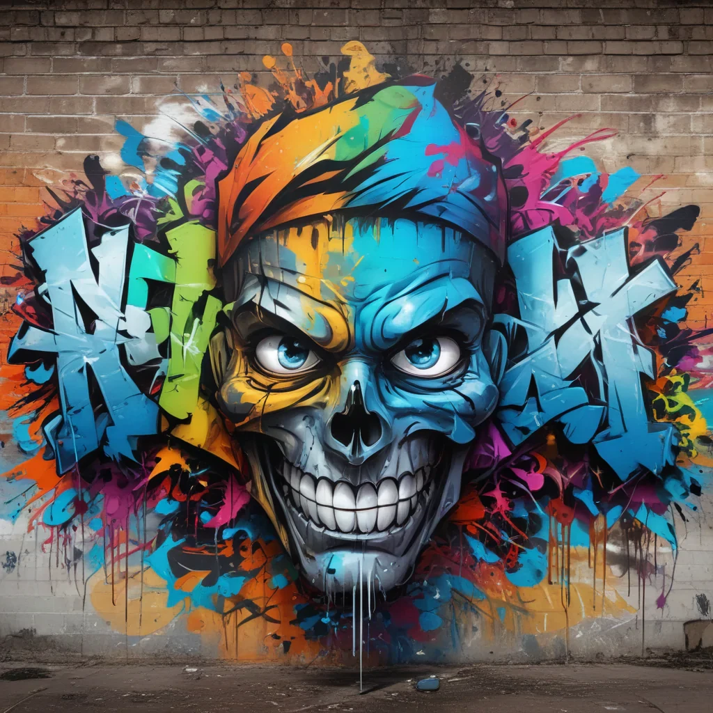 graffiti art background