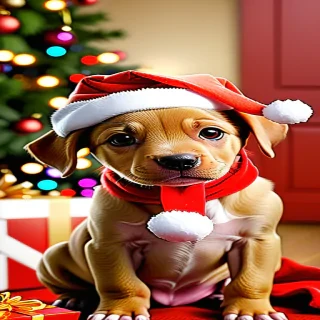 christmas dog backgrounds