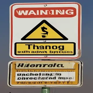 warning sign