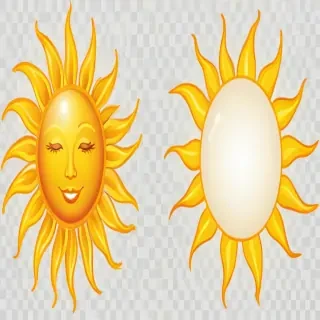 sun clipart transparent