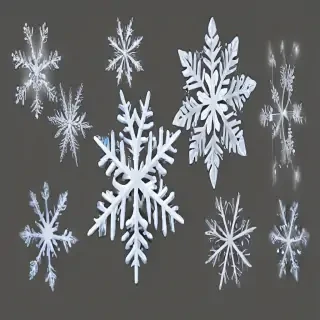 snow flakes png