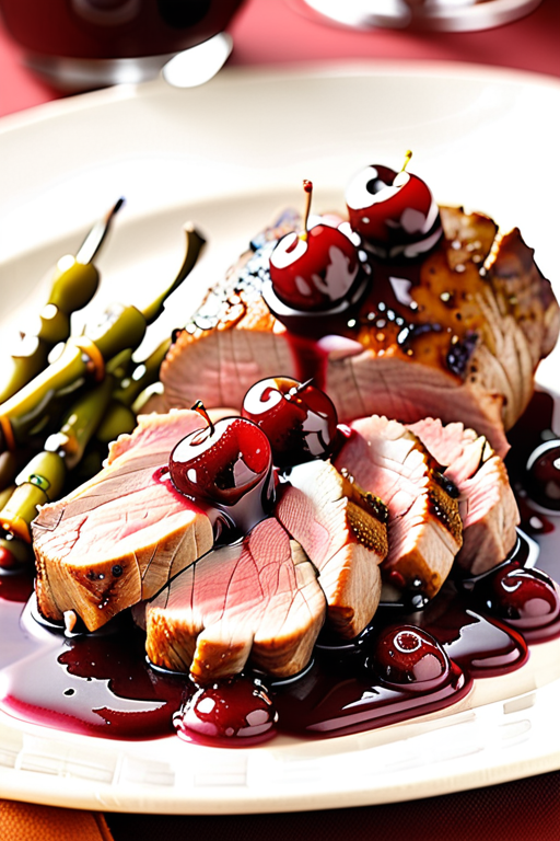 pork tenderloin with cherry sauce