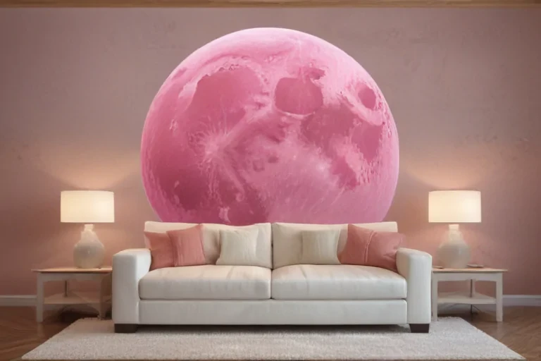 pink moon wallpaper