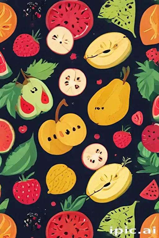 cute fruit backgrounds