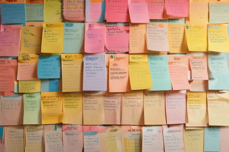 sticky note background