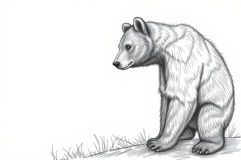 bear drawing