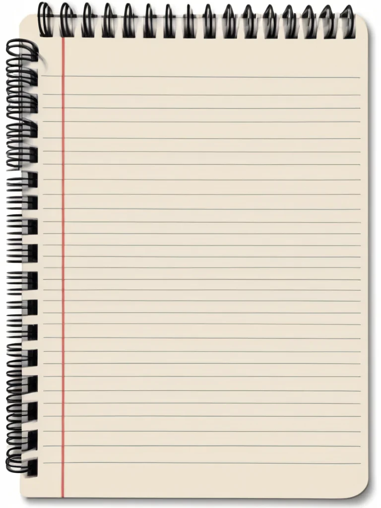 notebook paper png