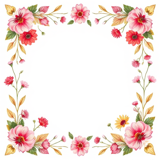 floral border png