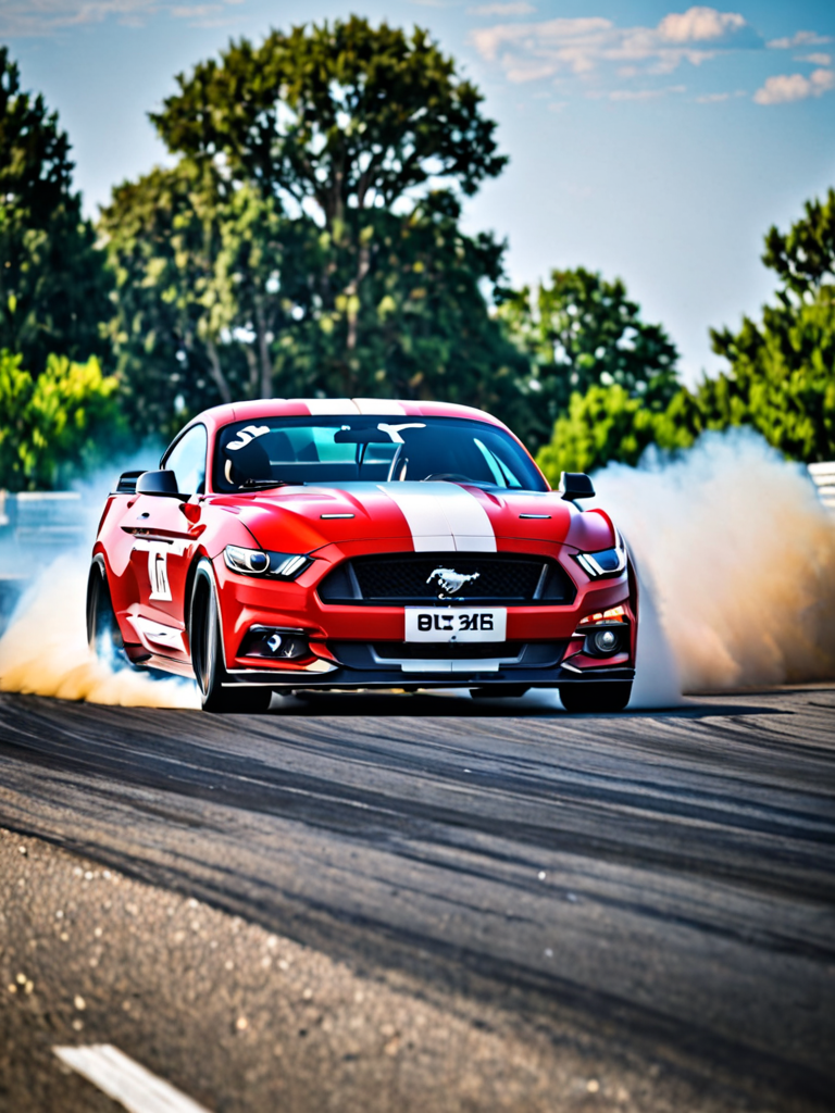 Ford mustang drifting