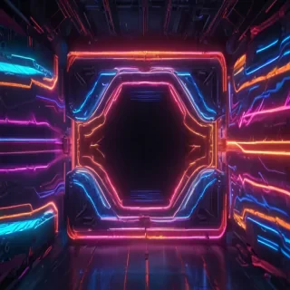 neon colorful background