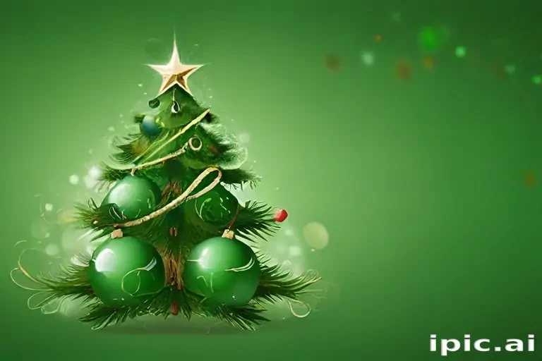 green christmas wallpaper