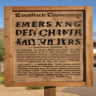 warning sign