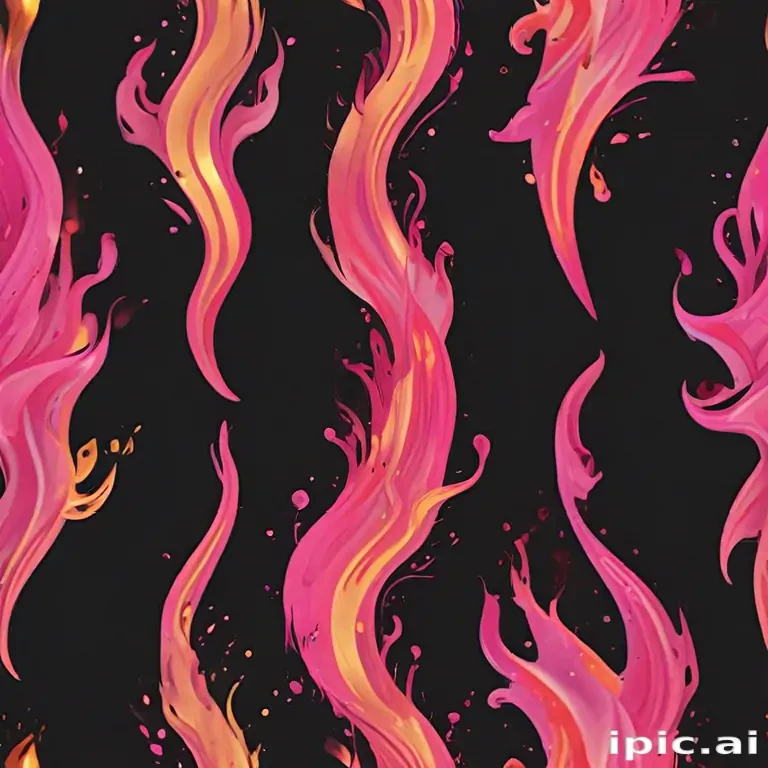 pink flames png