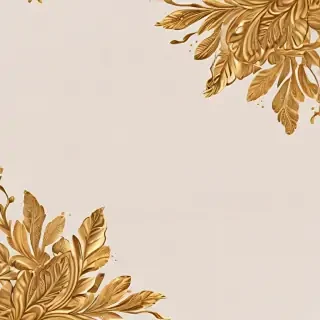 transparent background gold border