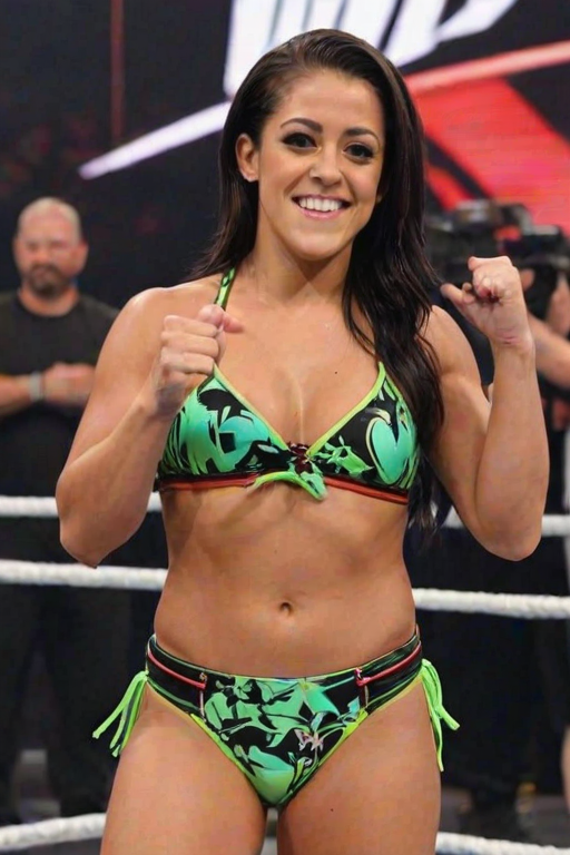 wwe bayley in a bikini