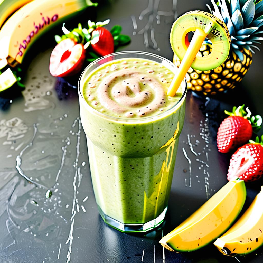 tropical smoothie green island recipe