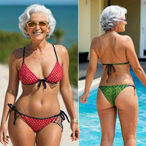 granny string bikini