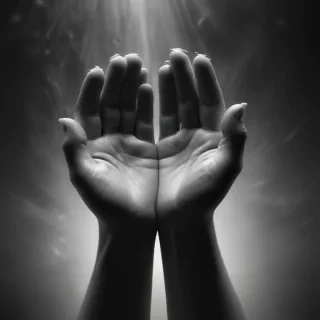 thank you black and white