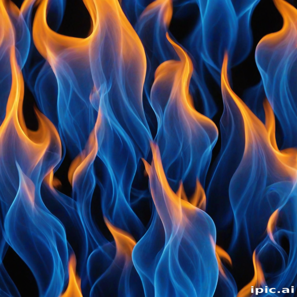 blue flame background