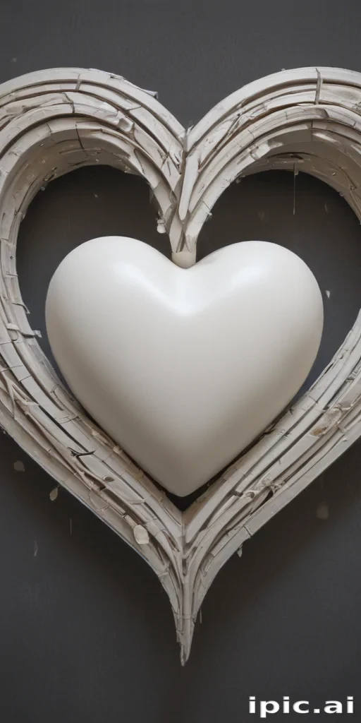 white heart