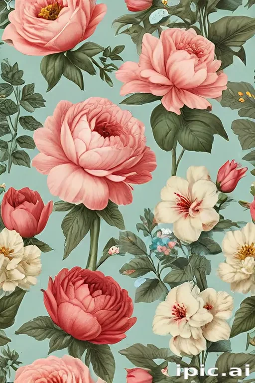 vintage flowers png