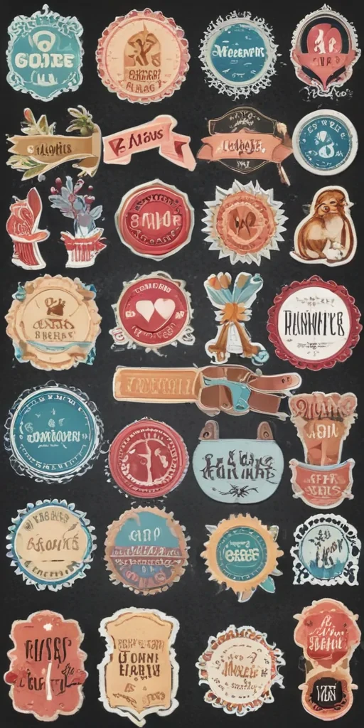 scrapbook stickers png