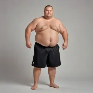 fat man black