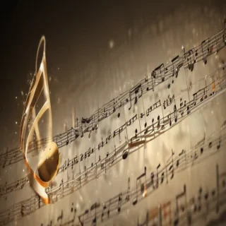 music notes transparent