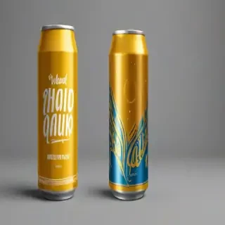 beer can mockup