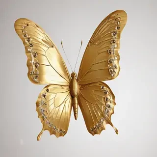 golden butterfly png