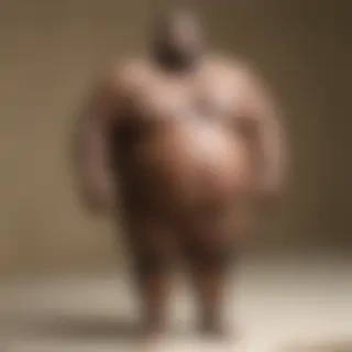 black fat man
