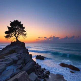 aesthetic blue pictures