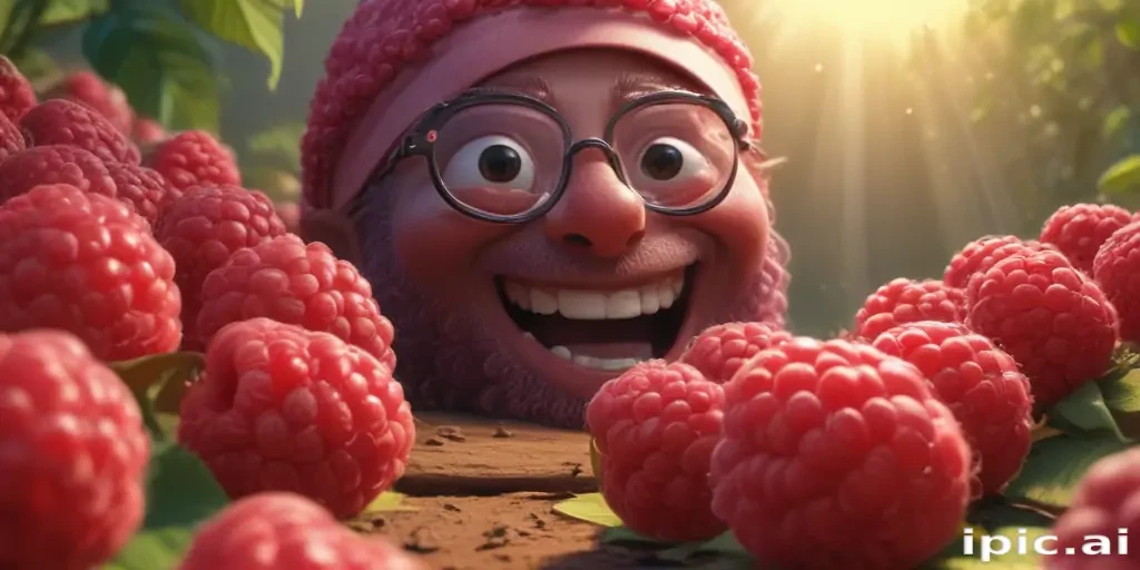 raspberry cartoon