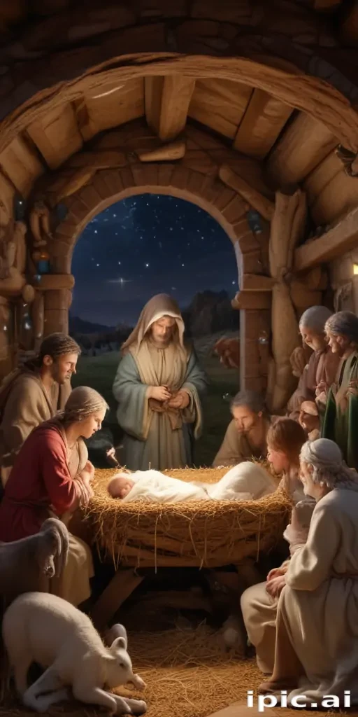manger scene images free