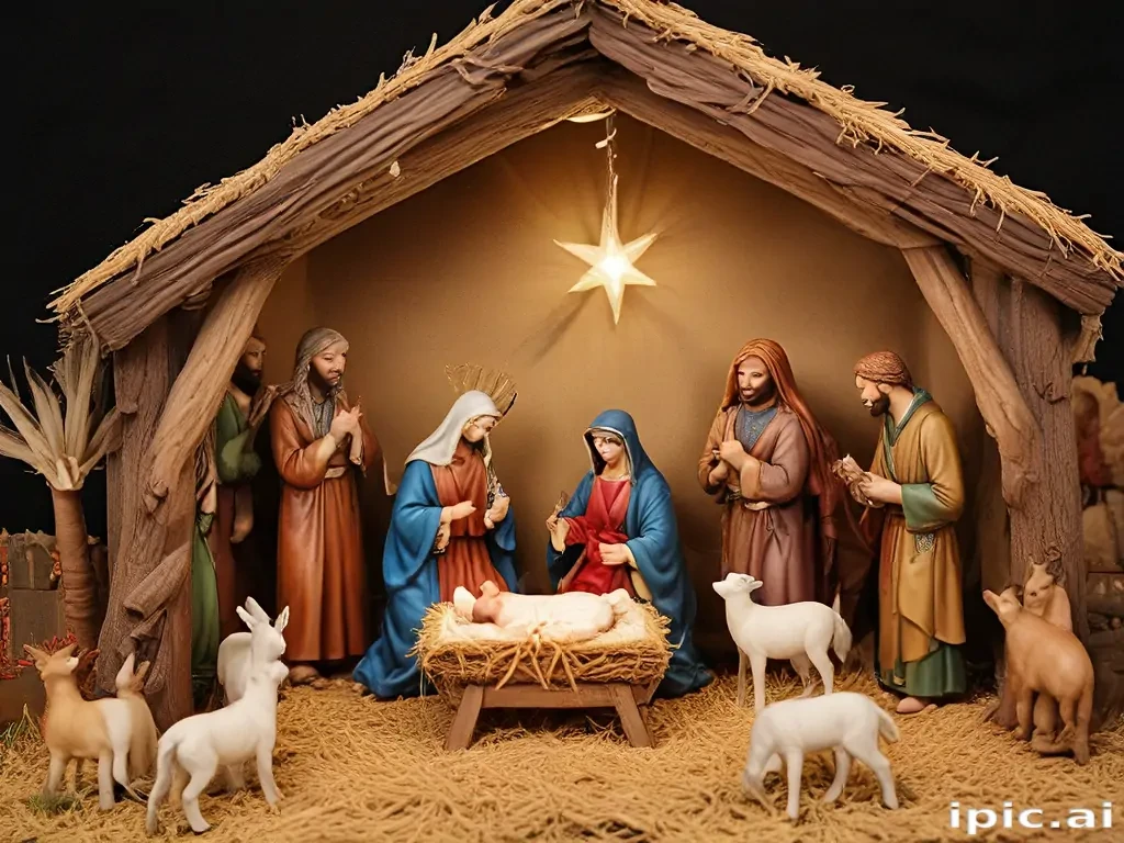 images of the manger scene