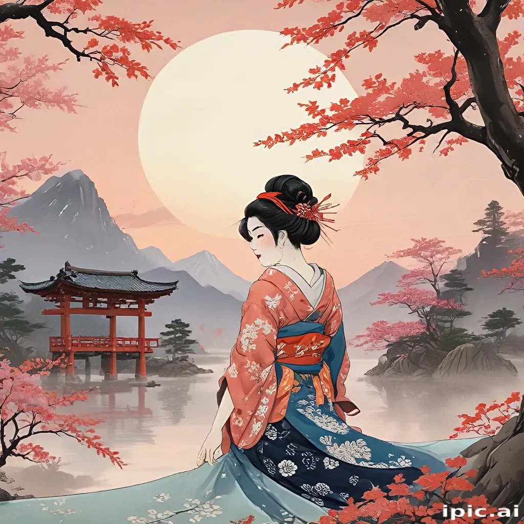 ukiyo e wallpaper