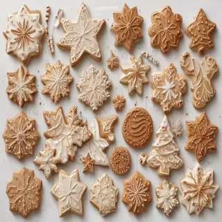 clip art christmas cookies